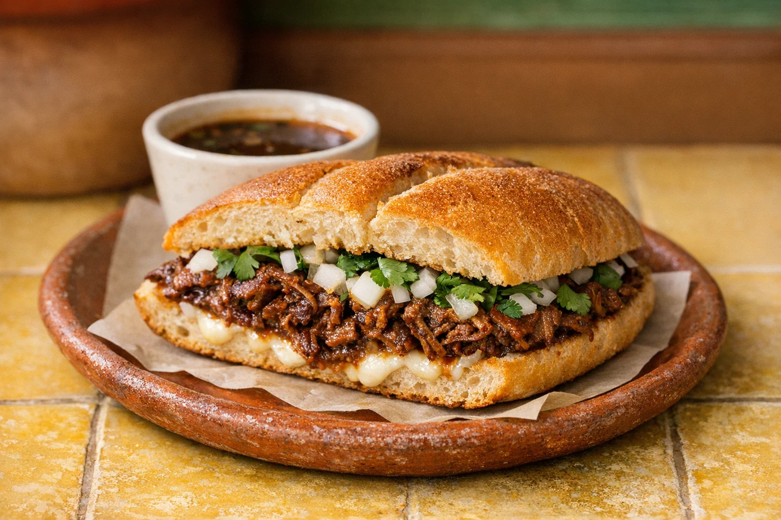 Torta de Birria